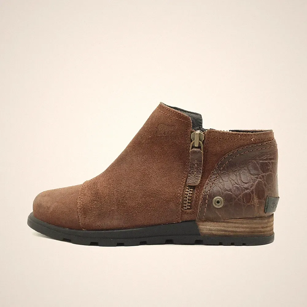 Sorel Damen NL2325-282 Bootie Braun Wildleder Knöchelhoch Stiefelette EU 37