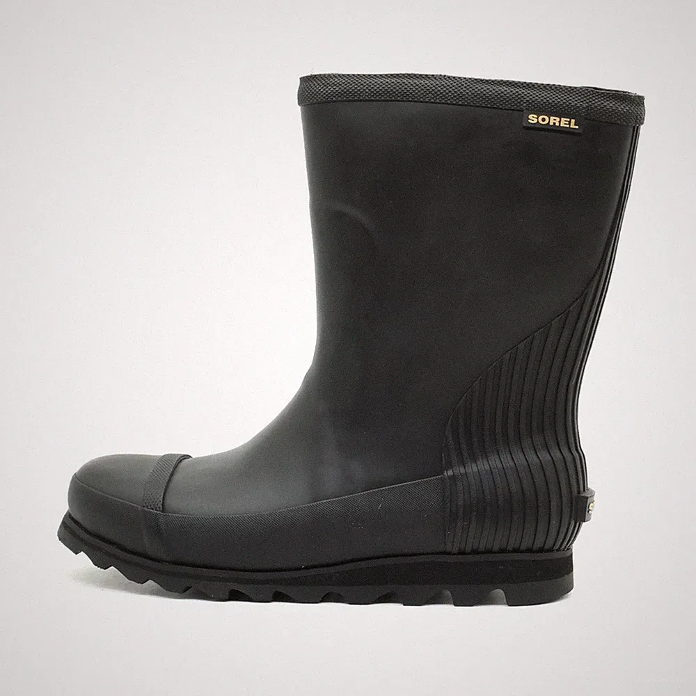 Sorel Damen NL2443 Stiefel Schwarz Gummi Mittel Rutschfest Regenstiefel EU 38.5