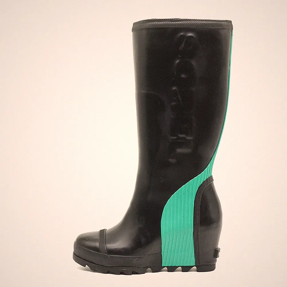 Sorel Damen NL2445-011 Stiefel Schwarz Gummi Regenstiefel Gummistiefel EU 38
