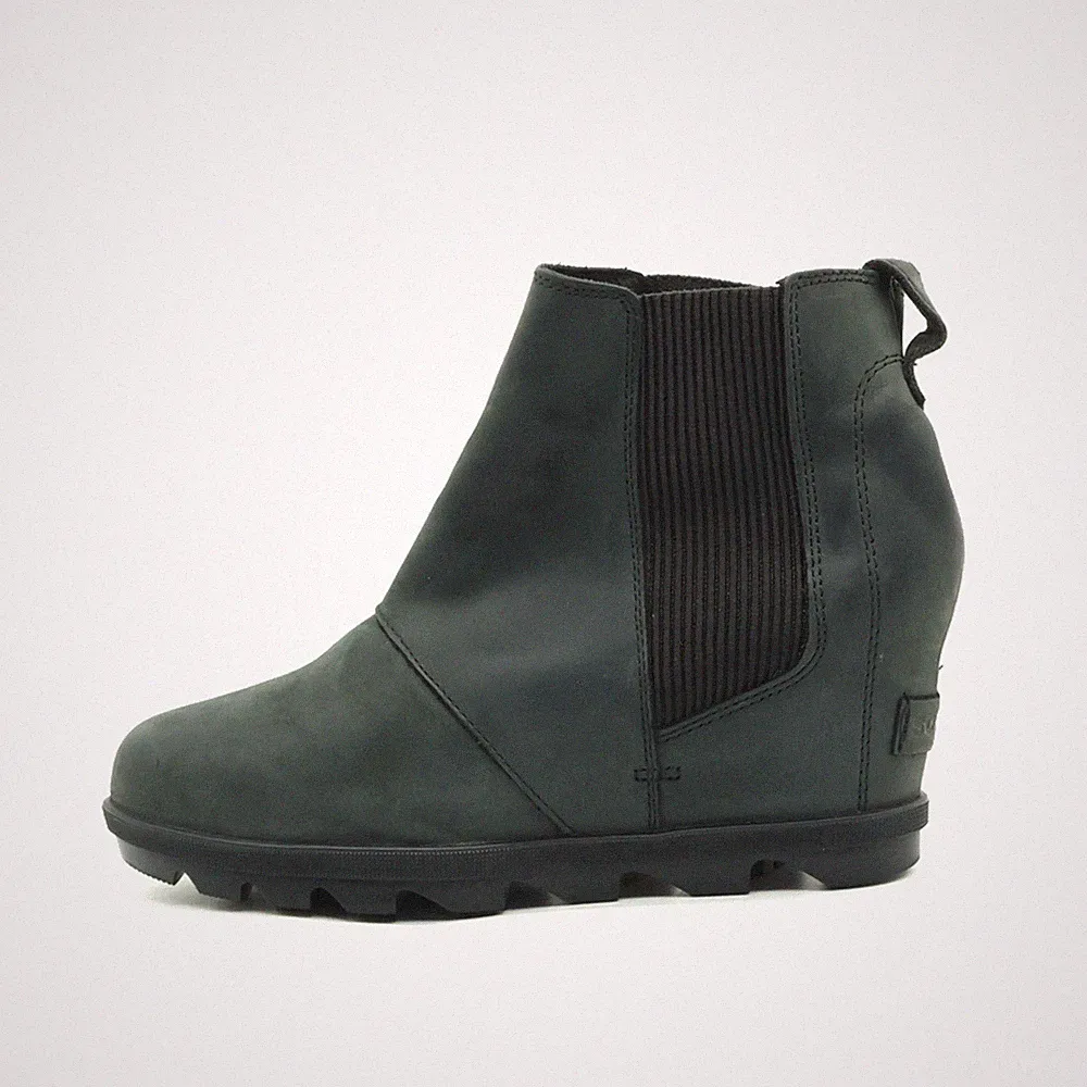 Sorel Damen NL3022-010 Stiefeletten Schwarz Leder Boots Chelsea EU 39.5