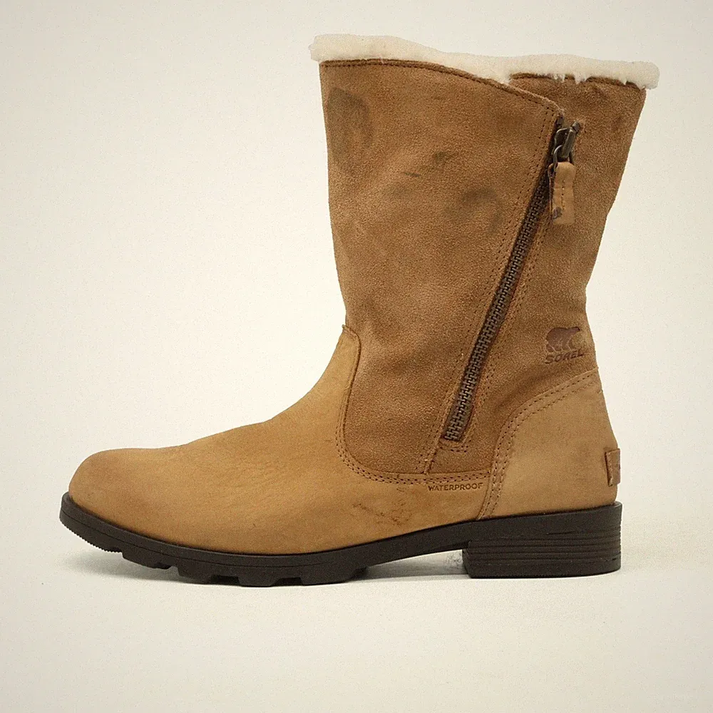 Sorel Damen NL3025-224 Winterstiefel Braun Leder Wasserdicht Stiefel EU 41