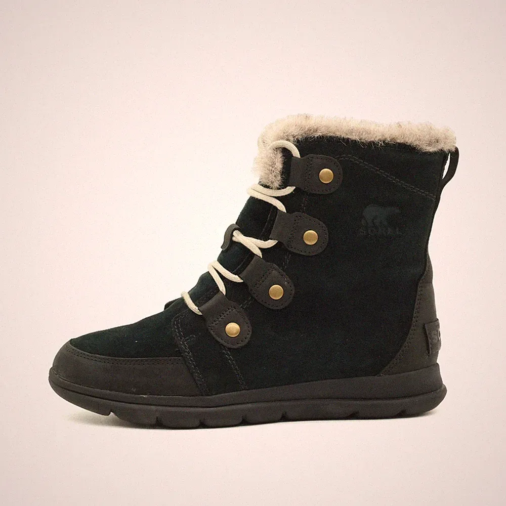 Sorel Damen NL3039-010 stiefel schwarz wildleder winter wanderstiefel EU 39,5