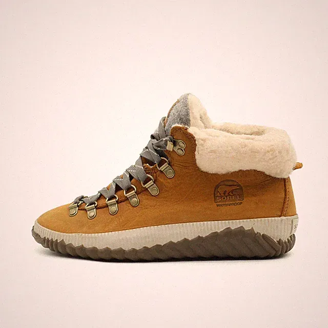 Sorel Damen NL3404-286 Winterschuhe Braun Leder Mittelhoch Sneaker Boots EU 39
