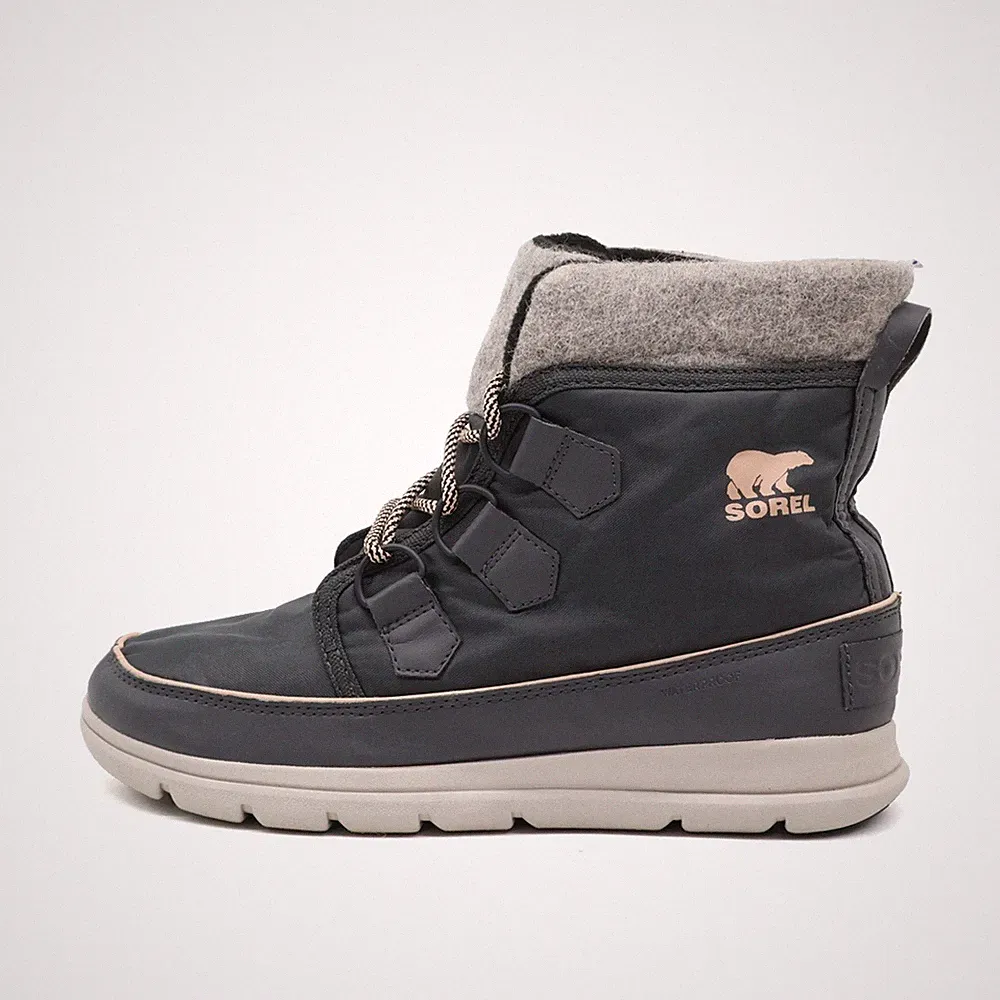 Sorel Damen NL3421-026 Stiefel Grau Leder/Textil Boots Outdoor EU 39,5