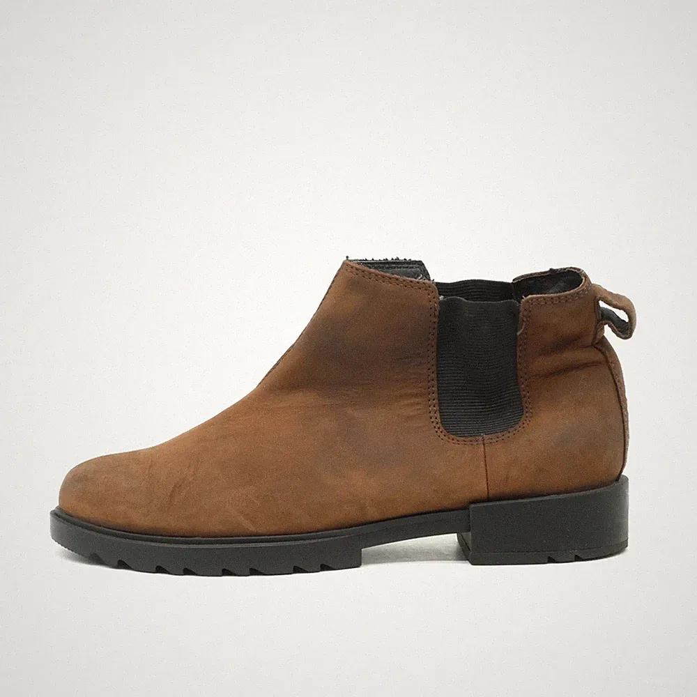 Sorel Damen NL4334-208 Stiefel Braun Leder spezifiziert Chelsea-Stiefel EU 39.5