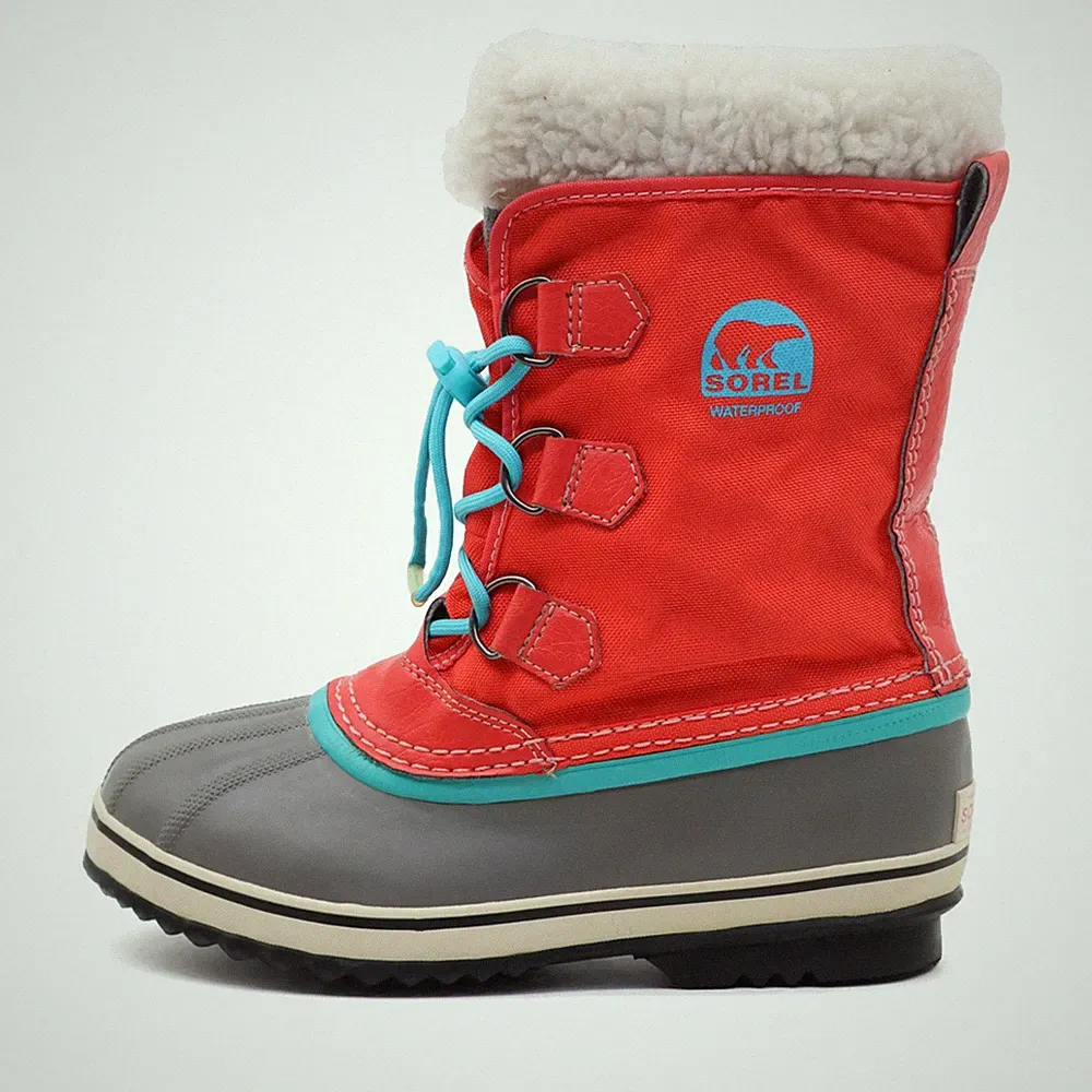 Sorel Damen NY1785-608 Stiefel Rot Grau Türkis Winter Winterstiefel EU 37