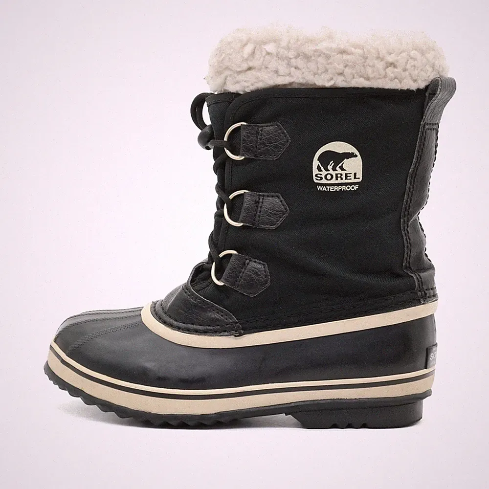 Sorel Damen NY1879-010 Stiefel Schwarz Textil Mittel Classic Winterstiefel EU 37