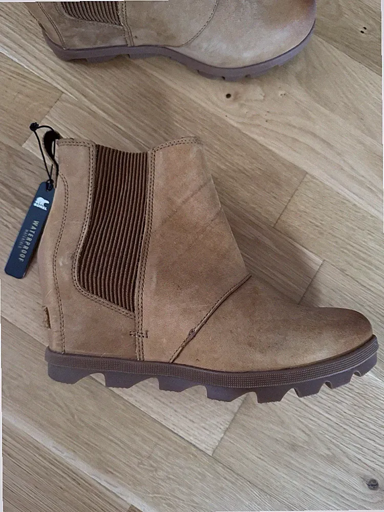 ** Sorel Damen Stiefel Boots Ainsley Chelsea, Leder, braun, EUR 40,5 US 9,5