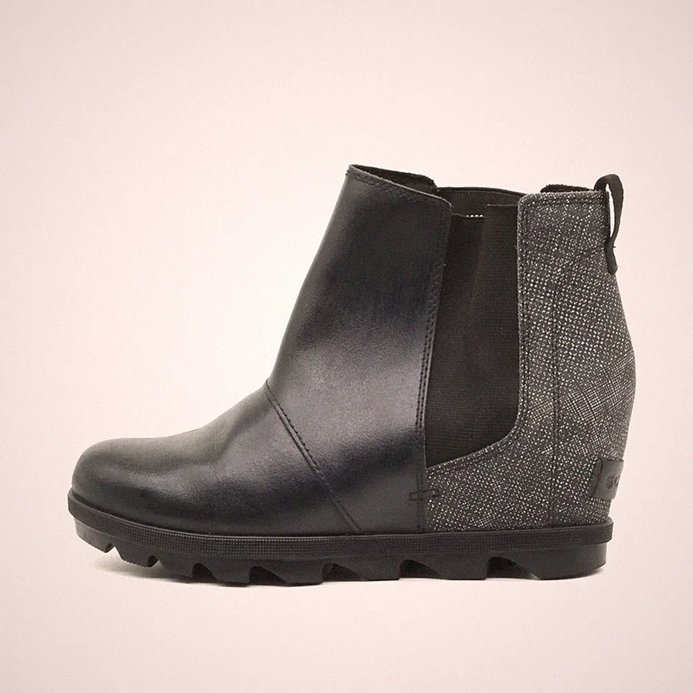 Sorel Damen Stiefel EU 37 NY1945-011 Schwarz Leder Boots Stiefeletten