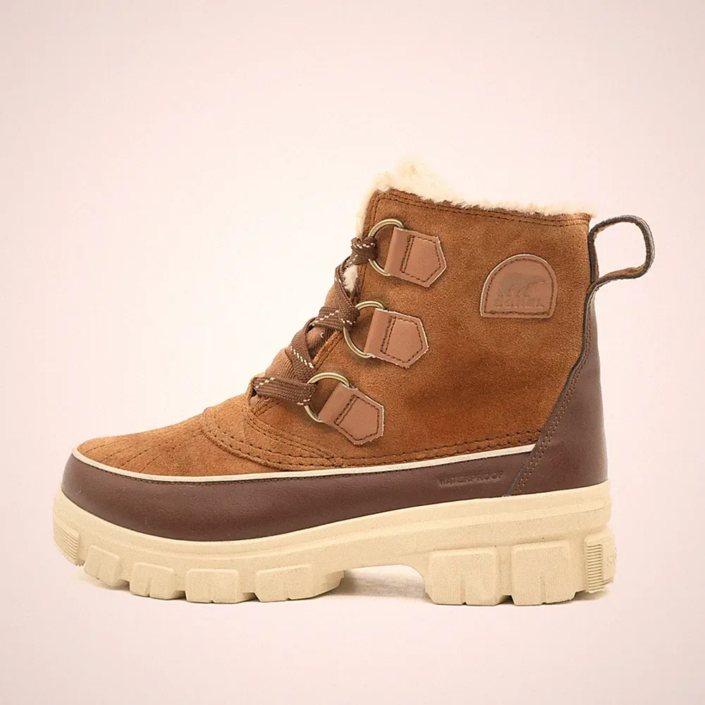 Sorel Damen Whitney Short Waterproof Winterstiefel Braun Warmfutter Boots EU 39