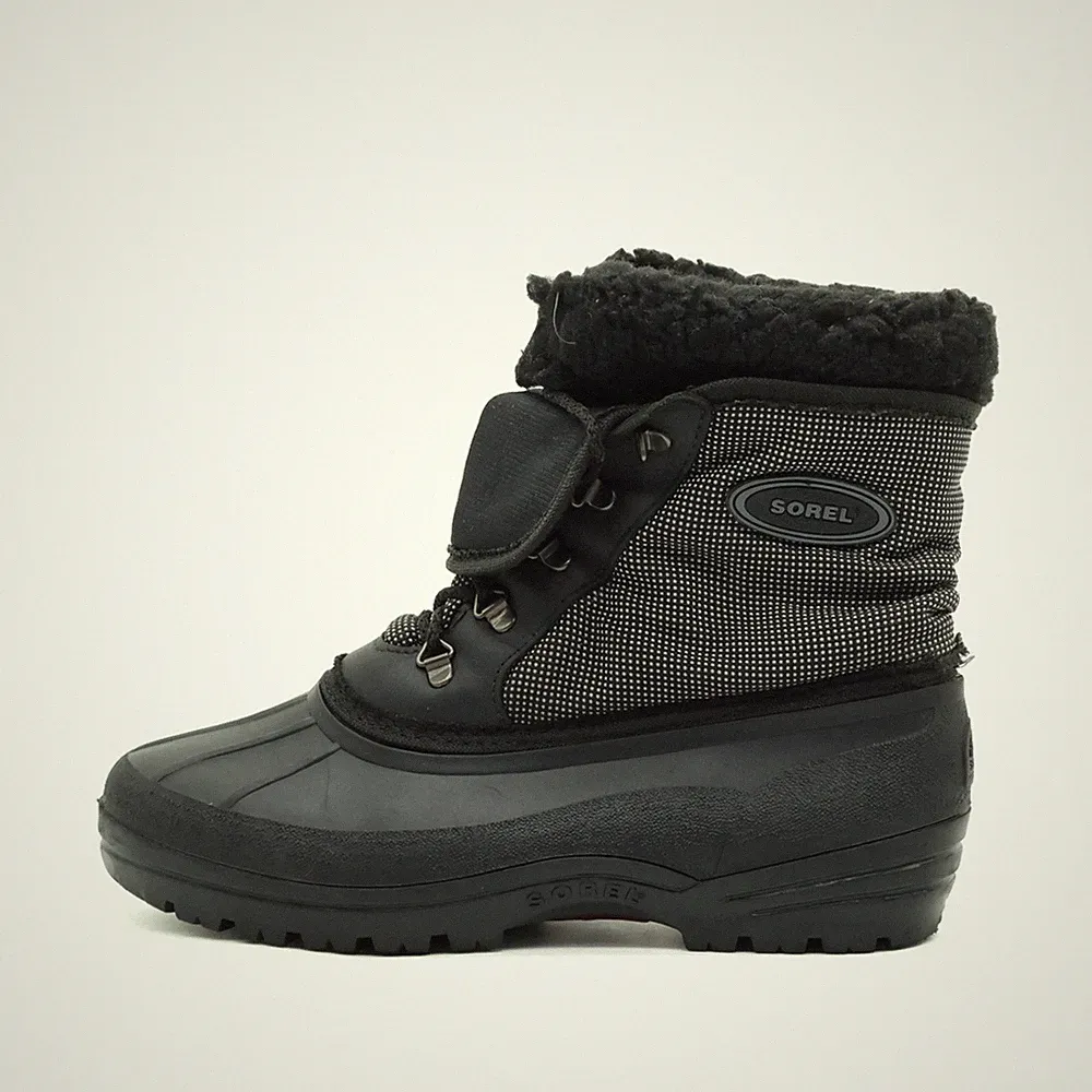 Sorel Damen Winter Boot Stiefel Schwarz Synthetik Rutschfest Winterstiefel EU 39