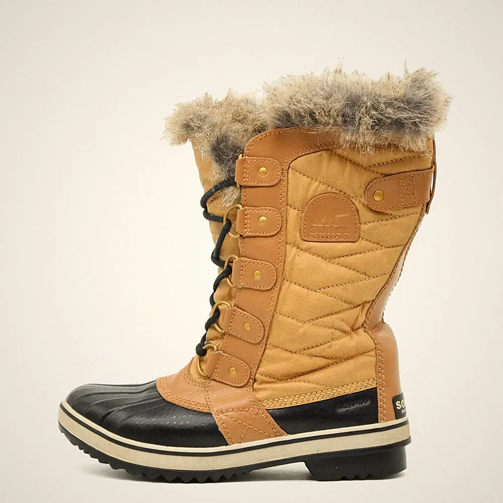 Sorel Damen Winter Carnival Stiefel Tan/Schwarz Wasserdicht Winterstiefel EU 38