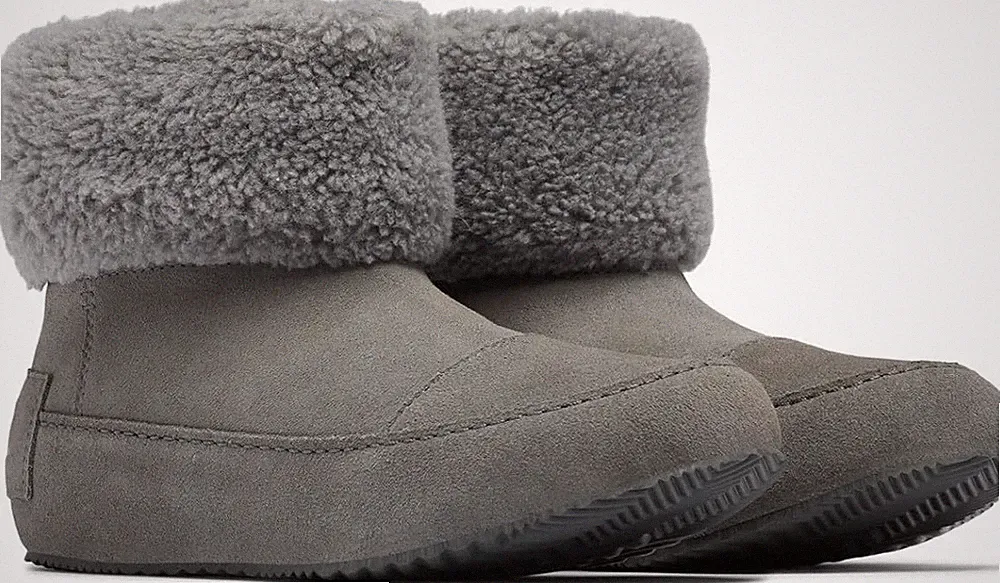 Sorel Go Stumptown Bootie Damen Ladies Grau Hausschuhe Stiefeletten UK3 EU36