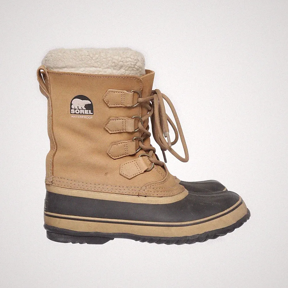 Sorel, Gummistiefel, Größe: 38, Beige/Schwarz, Damen #XOu