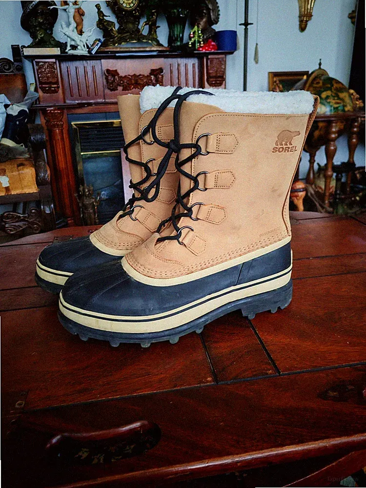 Sorel Herren Stiefel gr.40,5 Nubukleder Schnee-Boots Wasserdicht