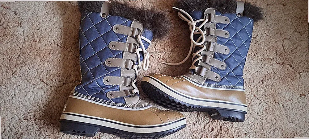 Sorel Tofino Winter Stiefel Boots EU 39,5 blau-braun waterproof top Zustand