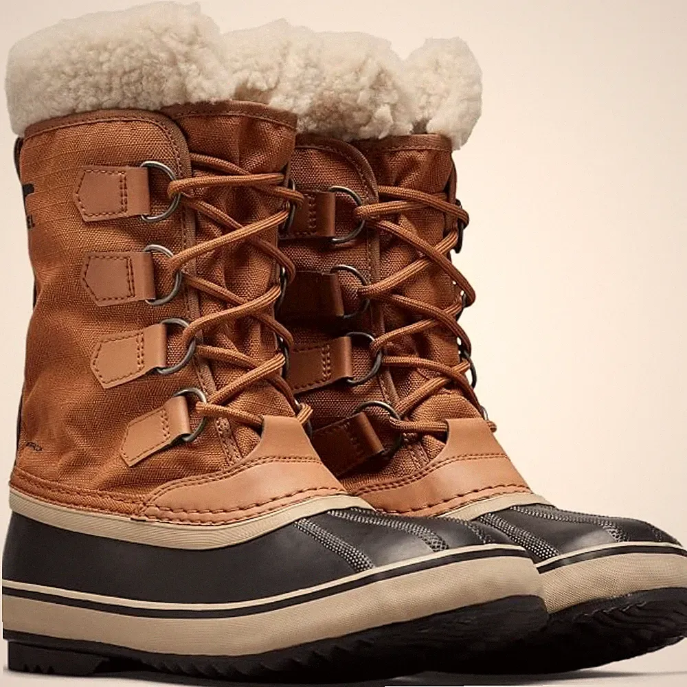 SOREL Winter Carnival WP Damen Stiefel Winterstiefel Camel Braun Gr 38.5