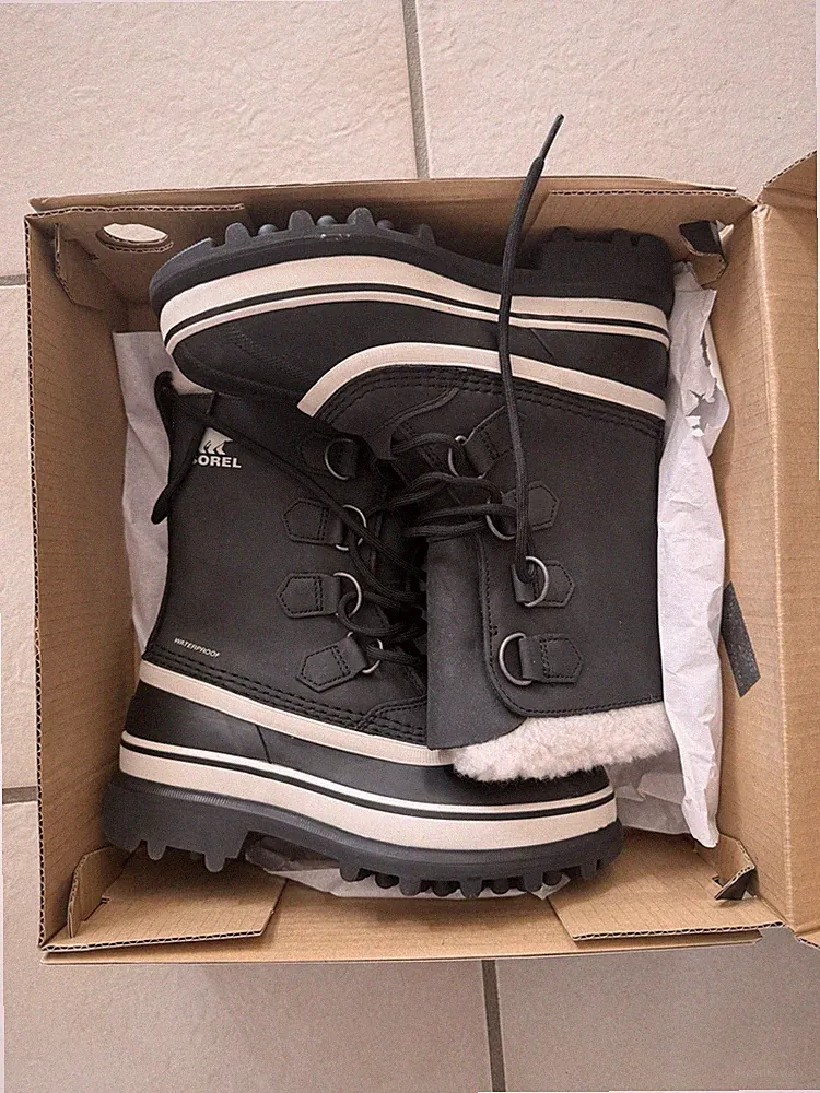 Sorel Winterstiefel Gefüttert Wasserabweisend Damen Größe 36,5 Schwarz