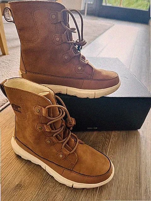 🤎SOREL wunderschöne Leder Winterstiefel Gr. 37🤎