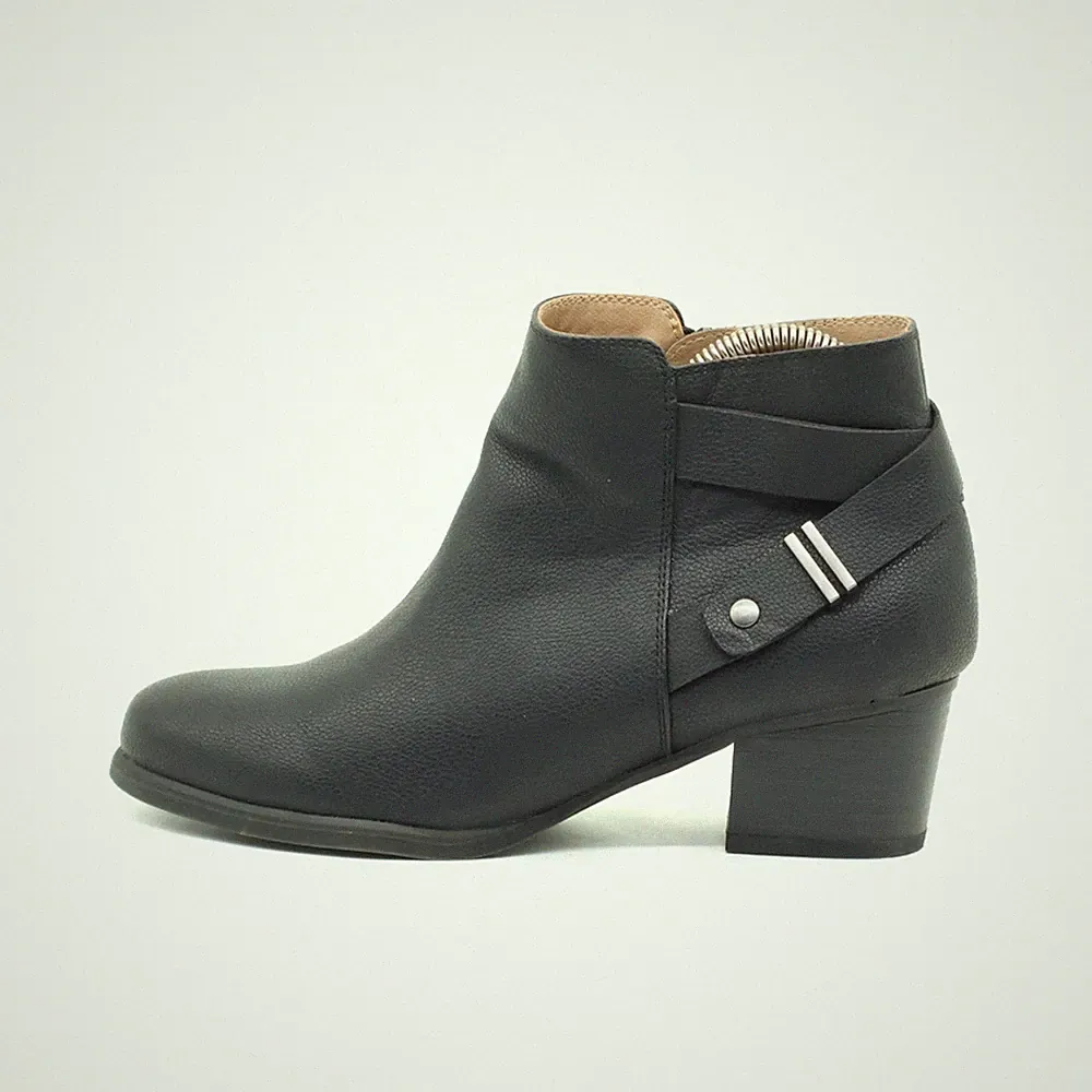 SOUL Naturalizer Damen Stiefeletten EU 36 CALM Schwarz Reißverschluss Chelsea
