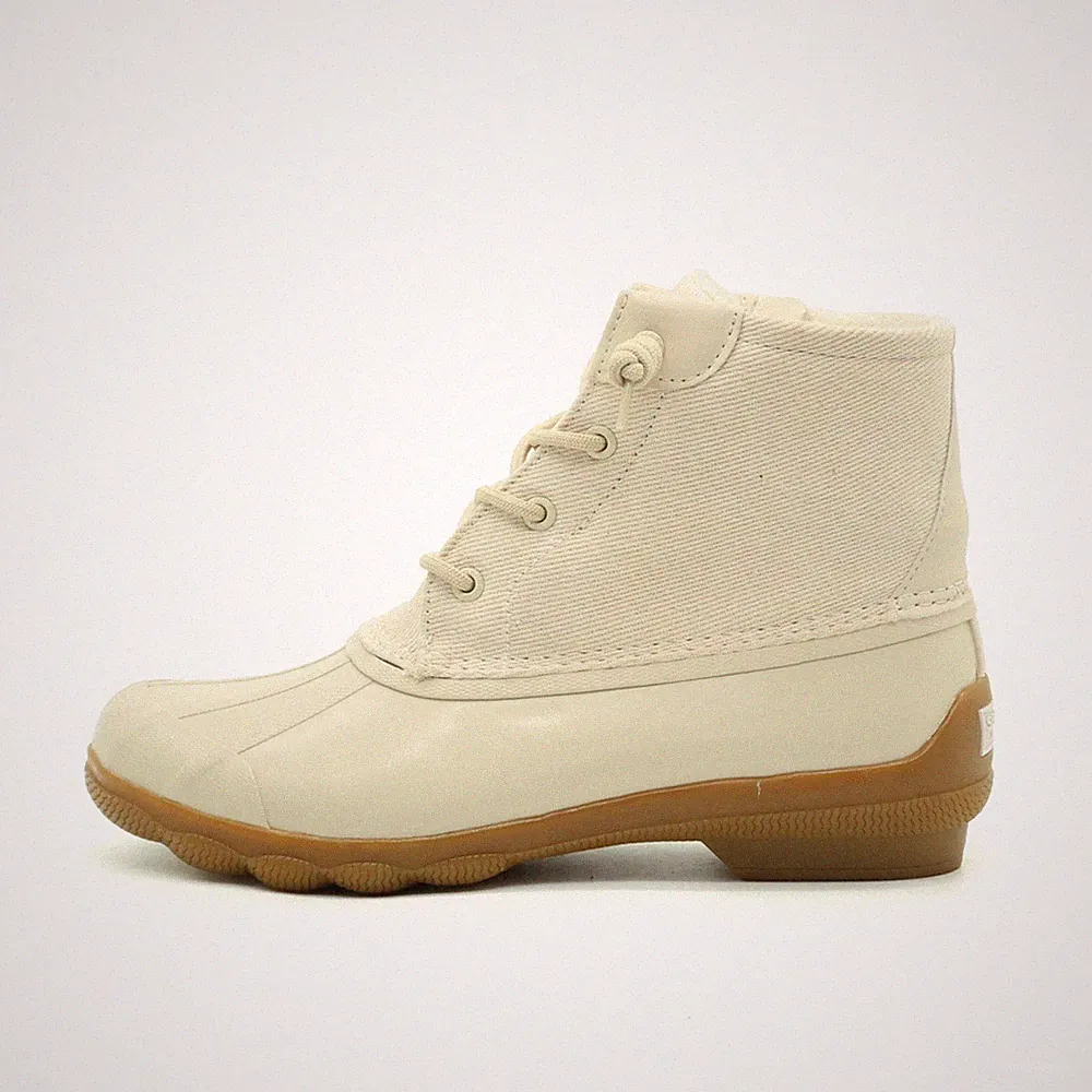 Sperry Damen STS86758 Stiefelette Beige Textil Boot Gummistiefel EU 39