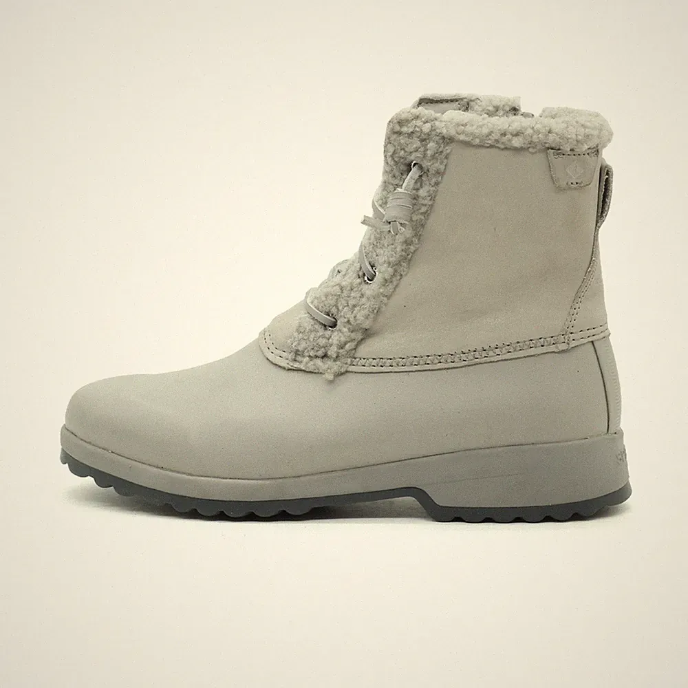 Sperry Damen STS87892 Stiefel Grau Leder Mittel Boots Winterstiefel EU 40.5