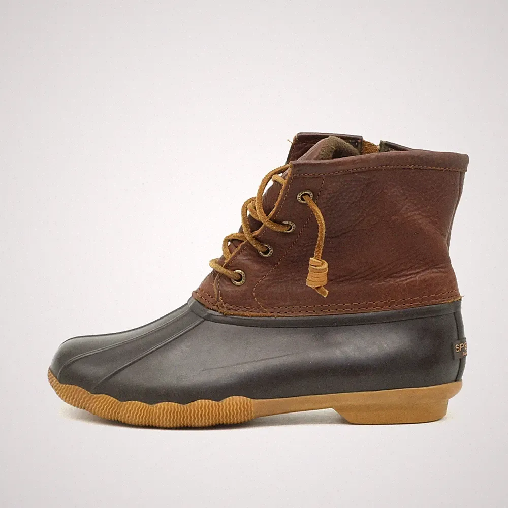 Sperry Damen STS91176 Stiefel Braun Schwarz Leder Boot Outdoor-Stiefel EU 37.5