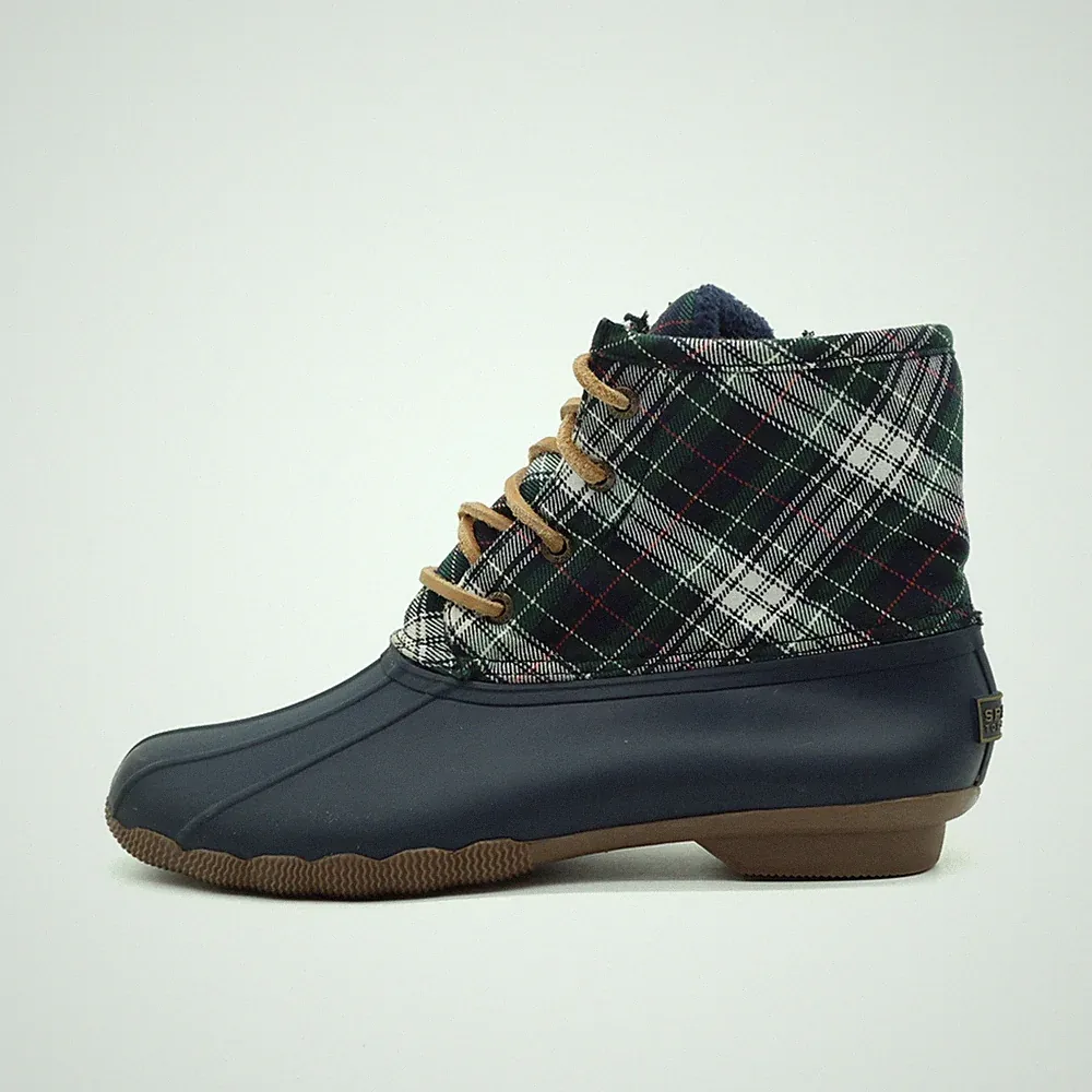 Sperry Damen STS94187 Gummistiefel Marineblau Textil Boots Schnürstiefel EU 38.5