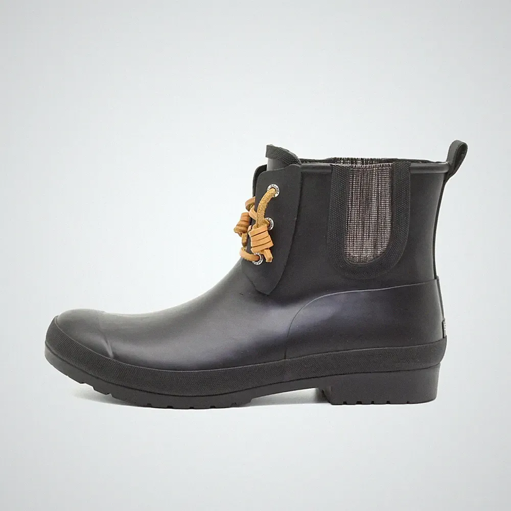 Sperry Damen STS98040 Stiefeletten Schwarz Gummi Top-Sider Gummistiefel EU 41