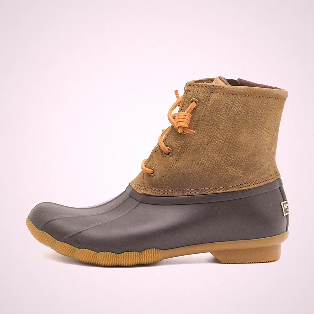Sperry Damen STS99729 Stiefel Braun Leder Knöchelhoch Boot Stiefeletten EU 39.5