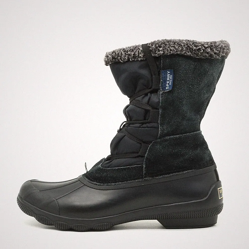 Sperry Damen STS99763 Stiefel Schwarz Winter Winterstiefel EU 38.5