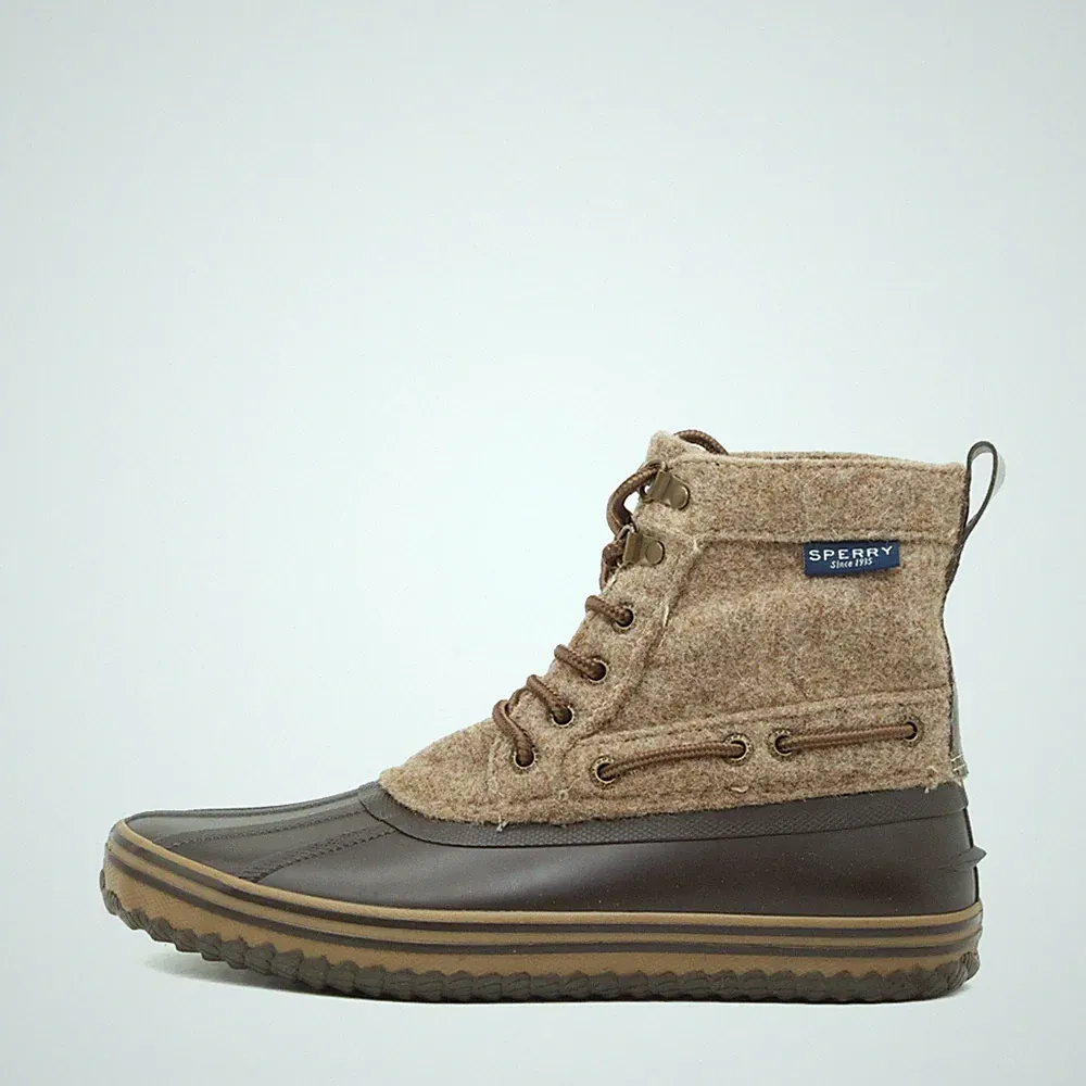 Sperry Herren STS21635 Stiefel Braun Wollmischung Mittelhoch Boots EU 39,5