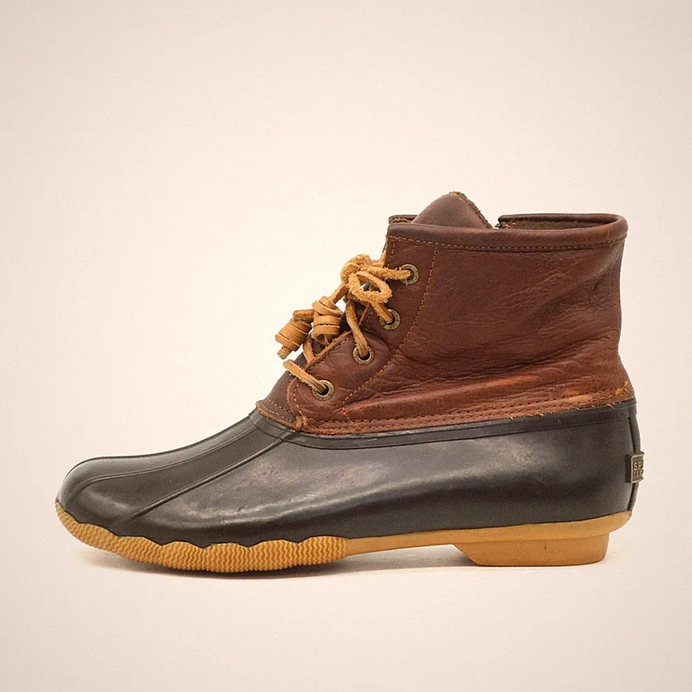 Sperry Top-Sider Damen Waterproof Rubber Boot Knöchelhoch Outdoor-Stiefel EU 39