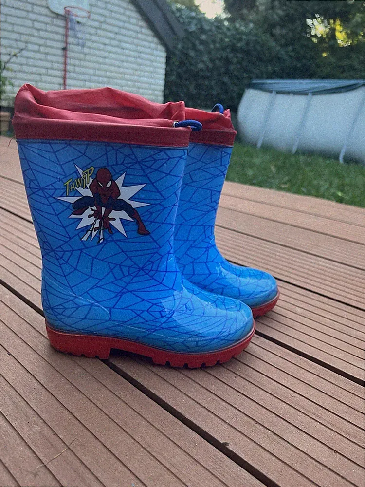 Spider-Man Kinder Gummistiefel, Größe 28-29