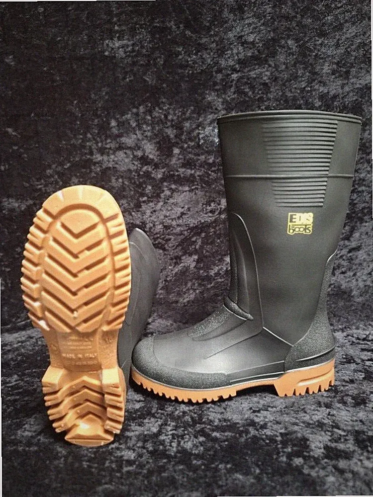 Spirale Gummistiefel schwarz