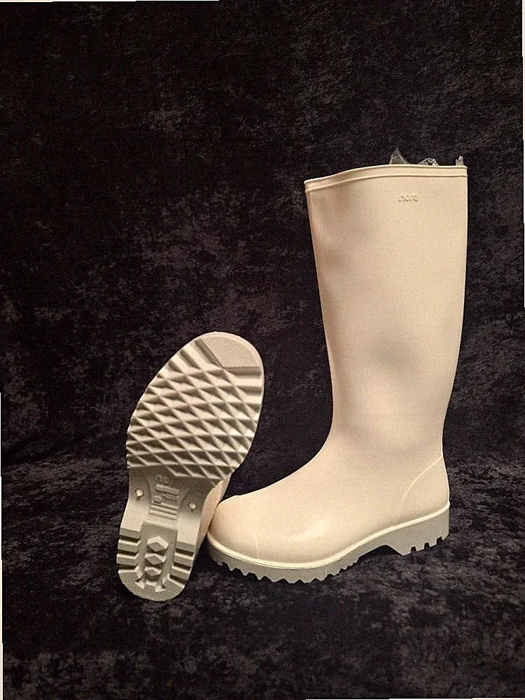 Spirale Gummistiefel weiß