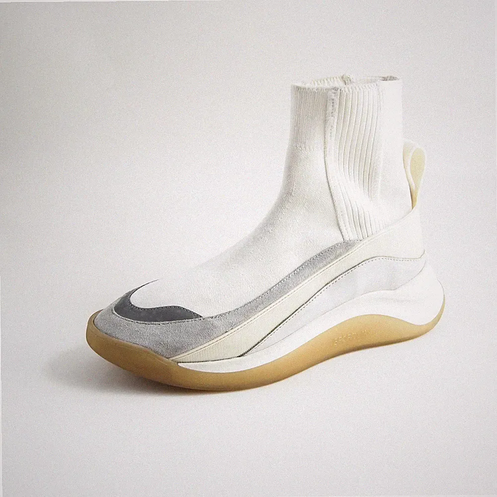 Elfenbeinfarbene Gummistiefel Damen