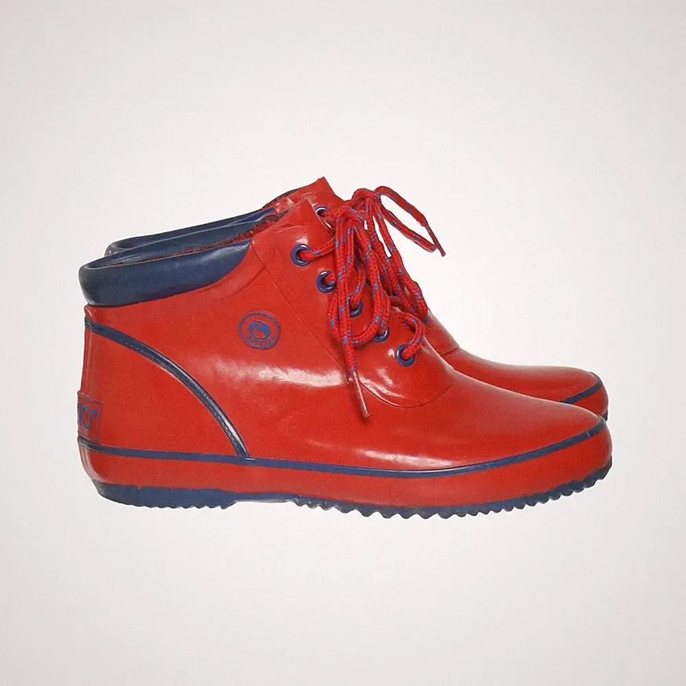 Sporto, Kurze Gummistiefel, Größe: 37 1/2, model: timberland, Rot/Blau #Cum