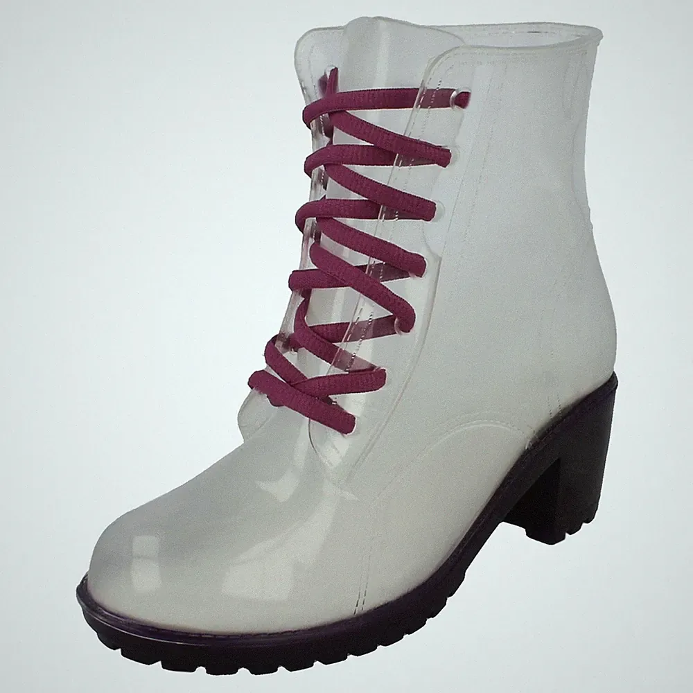 Spot On Damen Mid Heel Wellington F5R0194