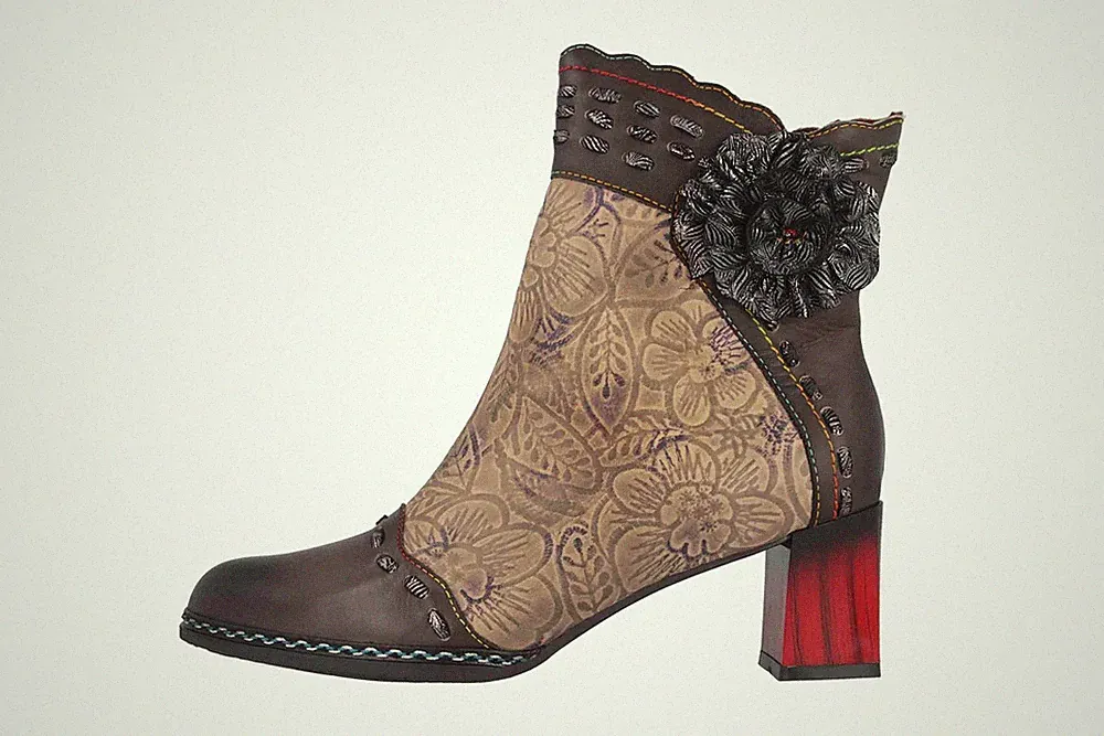 Spring Footwear STRIOLLE Stiefel in Übergrößen Grau STRIOLLE-GRYM große Damensch