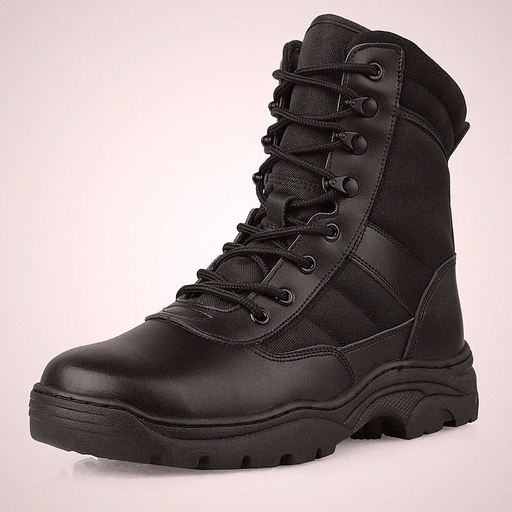 Springerstiefel Militärstiefel Zipper Einsatzstiefel Herren Bundeswehr Stiefe...