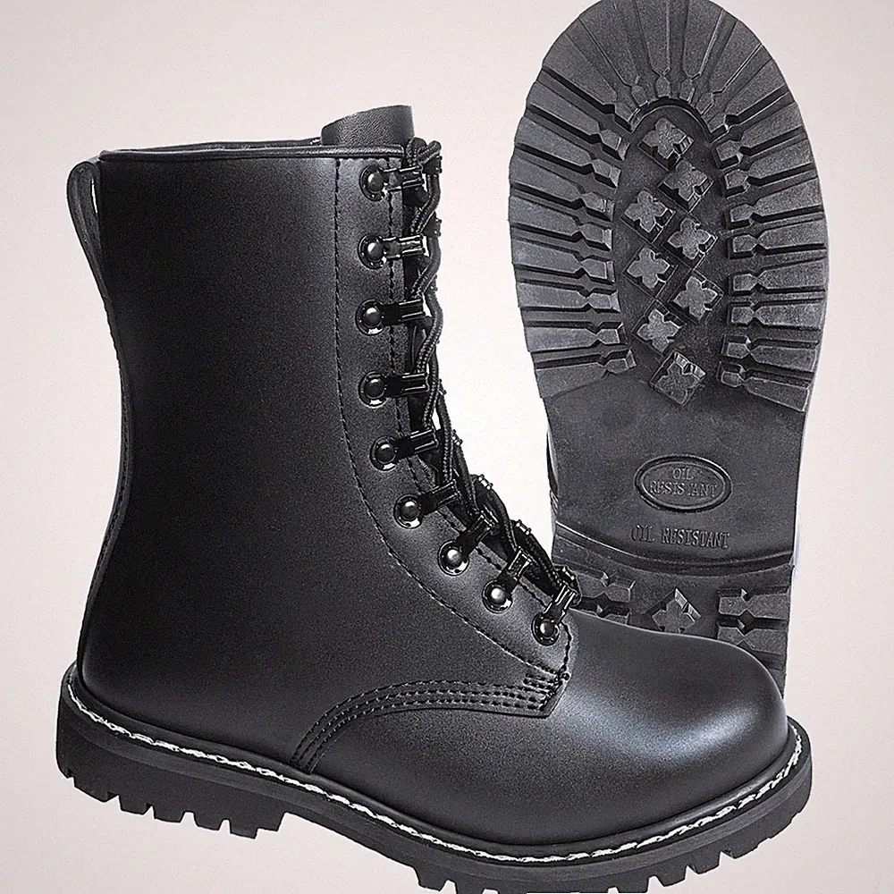 Springerstiefel PARA mit Kappe BW Kampfstiefel Stiefel Boots schwarz Gr. 37-50