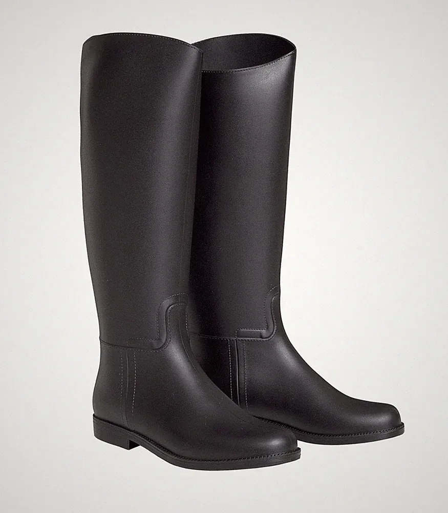 Star Gummireitstiefel Star schwarz für Kinder in 29 oder 31 B-Ware