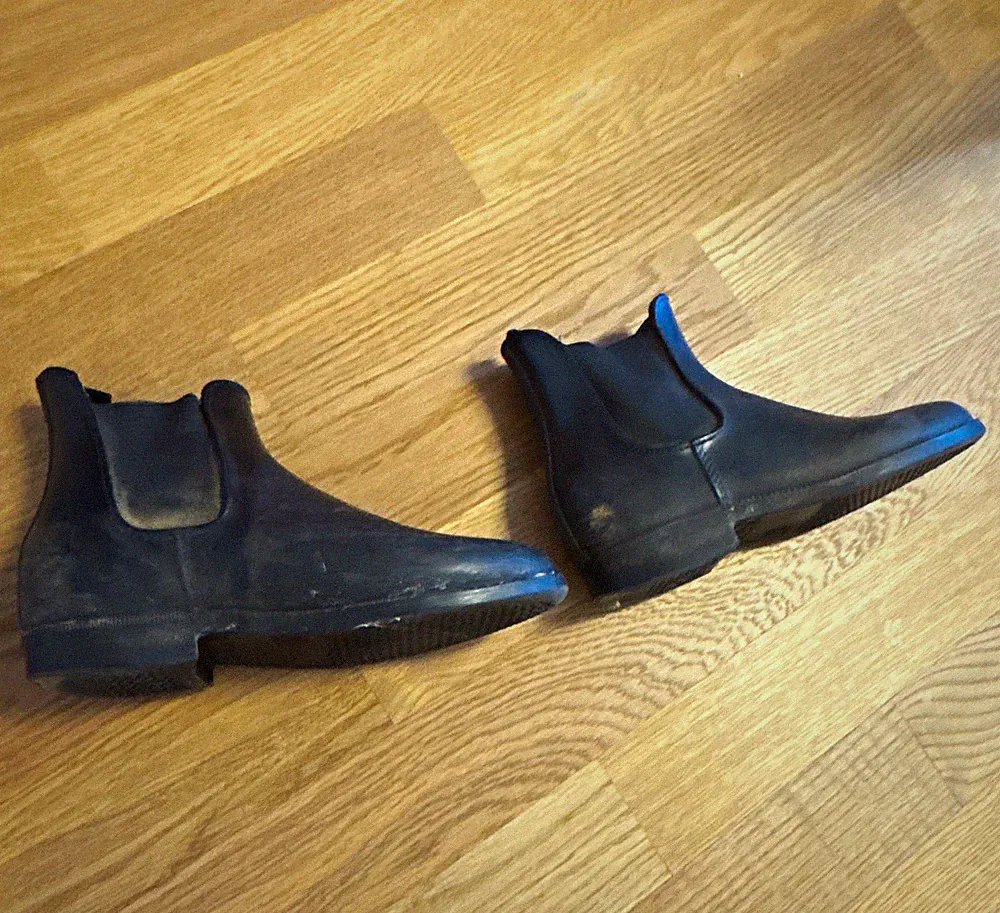 Steeds Damen Chelsea Stiefeletten Gummi schwarz EU 34 Slip-On flach