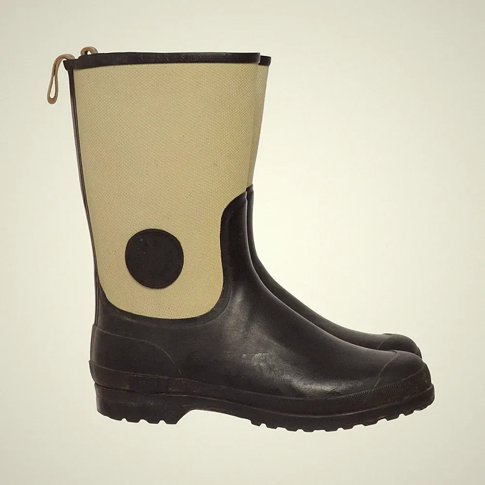 STENK, Gummistiefel, Größe: 39, Schwarz/Beige, Damen #5EJ