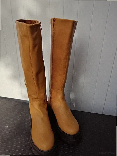 Steve Madden Reiterstiefel Leder camel Damen GR. 36/37/38 / NEU