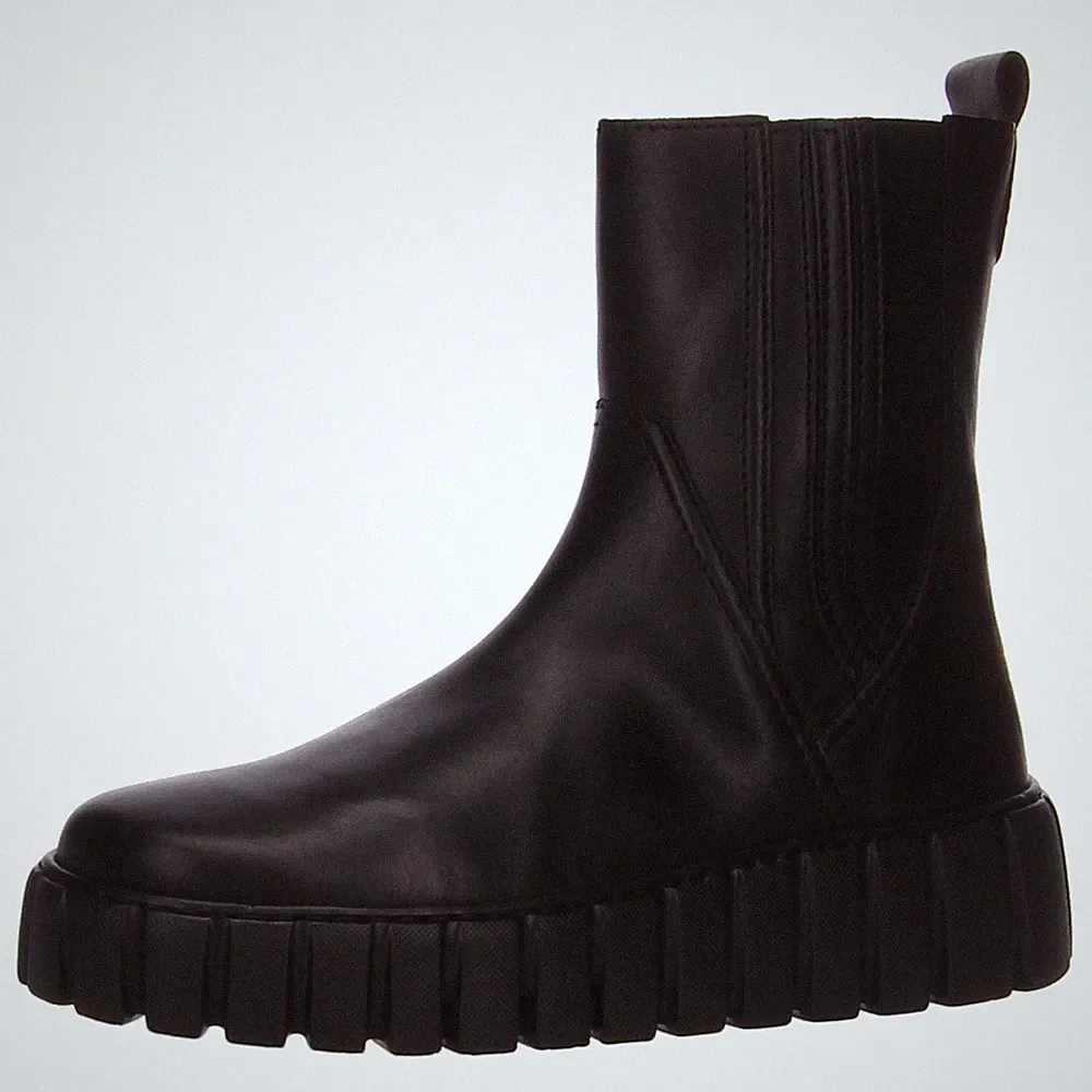 Stiefel bequem warm gefüttert von Gabor in Schwarz