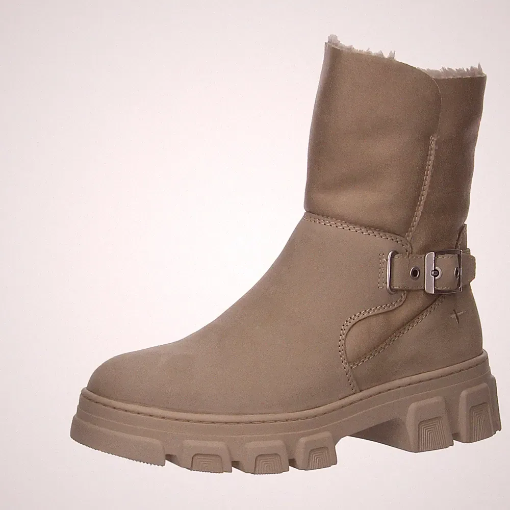 Stiefel bequem warm gefüttert von Tamaris in Beige