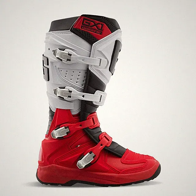 STIEFEL BOOTS MOTO CROSS ENDURO GAERNE GX1 EVO RED/WHITE OFF ROAD