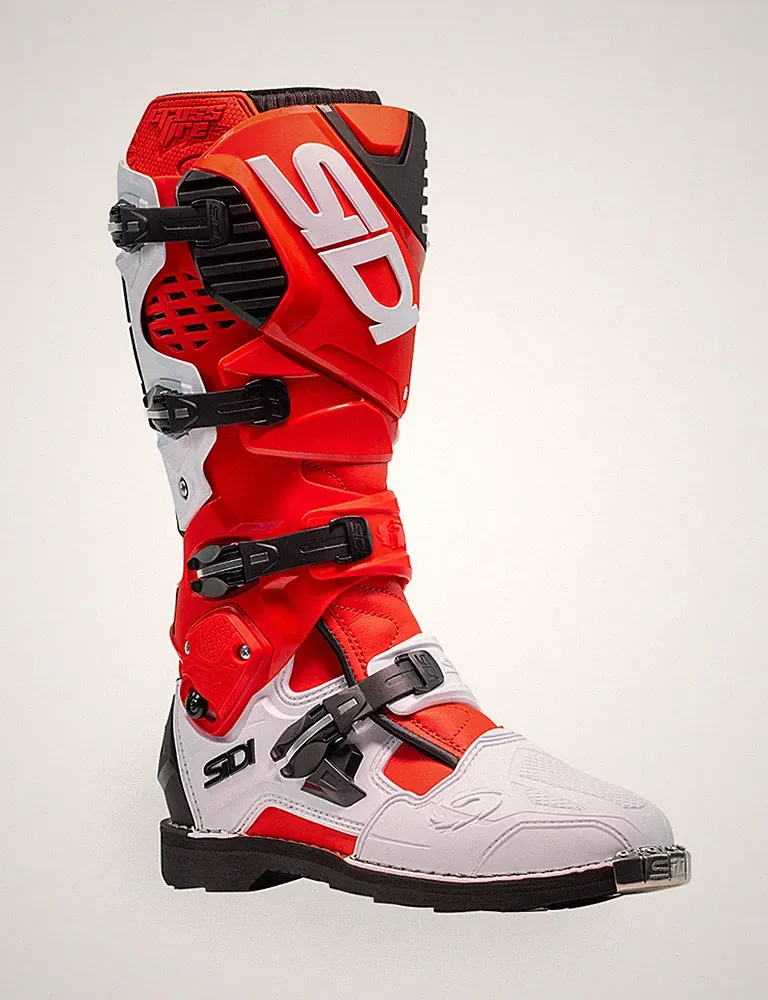 STIEFEL BOOTS SIDI CROSSFIRE 3 CROSS ENDURO ROT/WEISS RED/WHITE 4 GR. 47